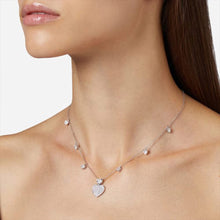 Carica l&#39;immagine nel visualizzatore di Gallery, Collana donna CHIARA FERRAGNI cun cuori in argento
