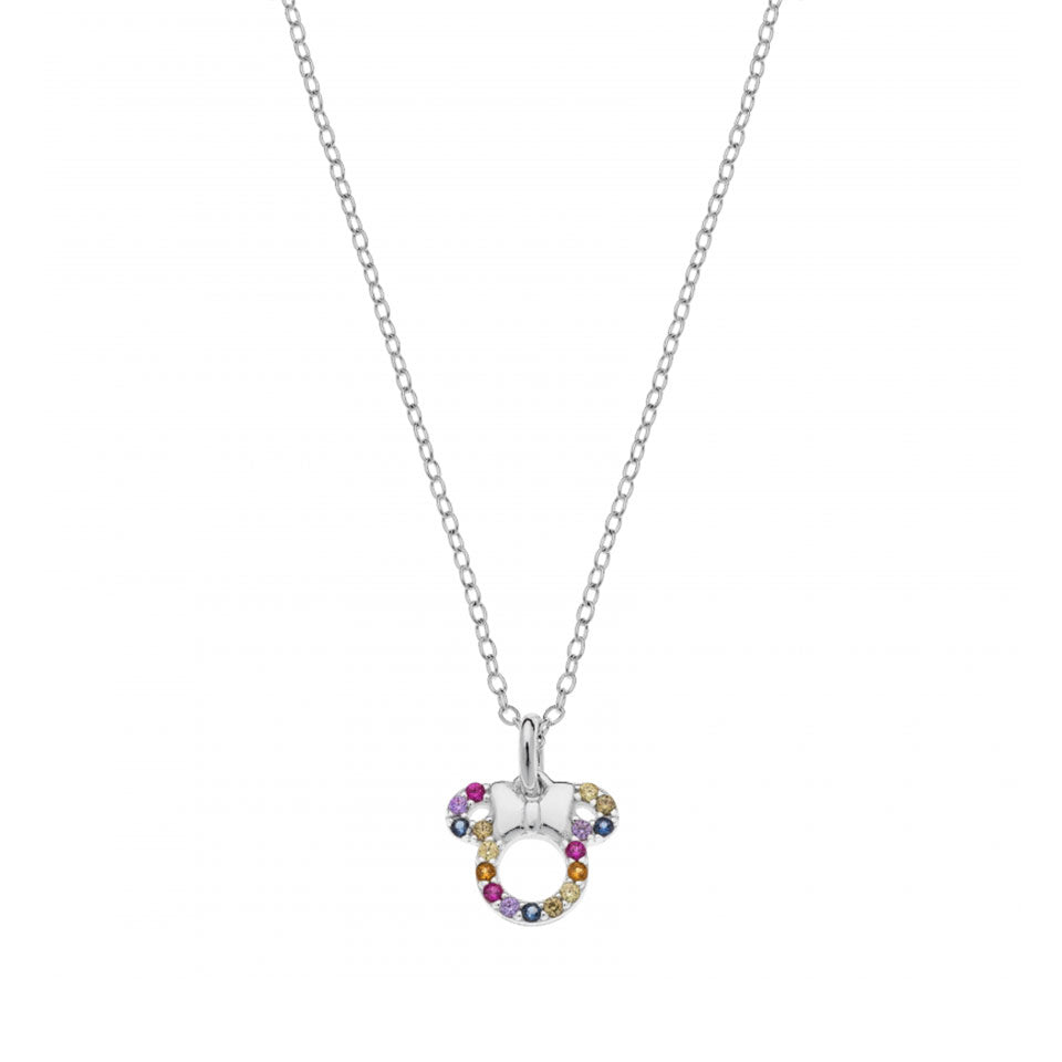 Collana DISNEY Minnie zirconi colorati