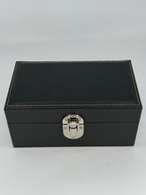 Carica l&#39;immagine nel visualizzatore di Gallery, Box luxury porta orologi Biondo 3 posti nera
