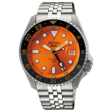 Carica l&#39;immagine nel visualizzatore di Gallery, SEIKO 5 SPORT OROLOGIO GMT UOMO ARANCIONE - SSK005K1
