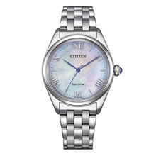 Carica l&#39;immagine nel visualizzatore di Gallery, Citizen Lady L madreperla Eco-Drive EM1140-80D
