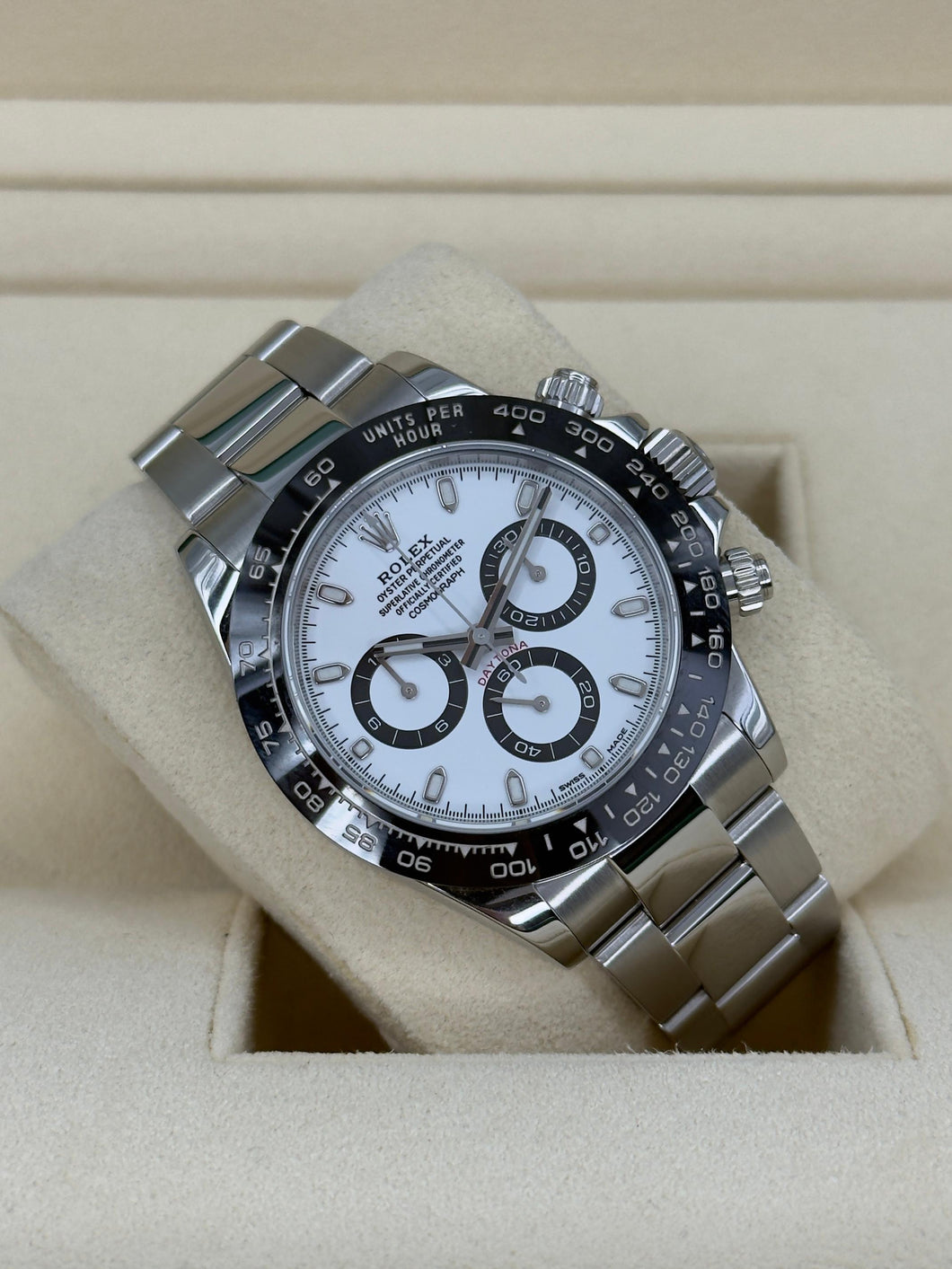 Rolex Daytona panda 116500LN year 2019 full set