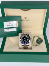 Carica l&#39;immagine nel visualizzatore di Gallery, Rolex GMT-Master II “Batman” 116710BLNR year 2017 full set
