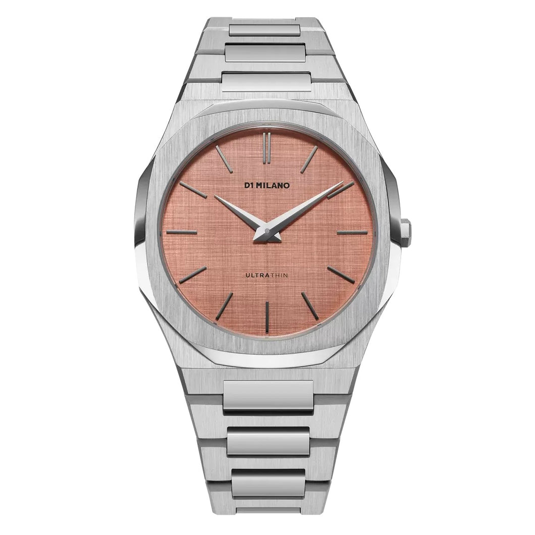 D1 MILANO ULTRA THIN BRACELET 40 MM SALMON D1-UTBJ26