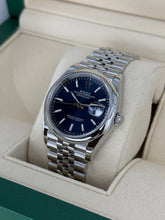 Carica l&#39;immagine nel visualizzatore di Gallery, Rolex Datejust 36mm Blu ref. 126200 year 2021 full set
