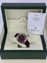 Carica l&#39;immagine nel visualizzatore di Gallery, Rolex Daytona 18k white gold rubellite grossular dial ref. 116519 year 2007 full set
