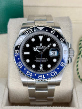 Carica l&#39;immagine nel visualizzatore di Gallery, Rolex GMT-Master II “Batman” 116710BLNR year 2017 full set
