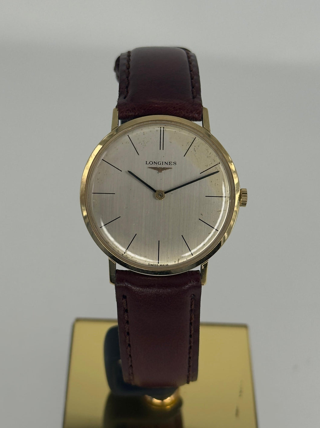 Longines a carica manuale con cassa in oro giallo 18 KT 34mm
