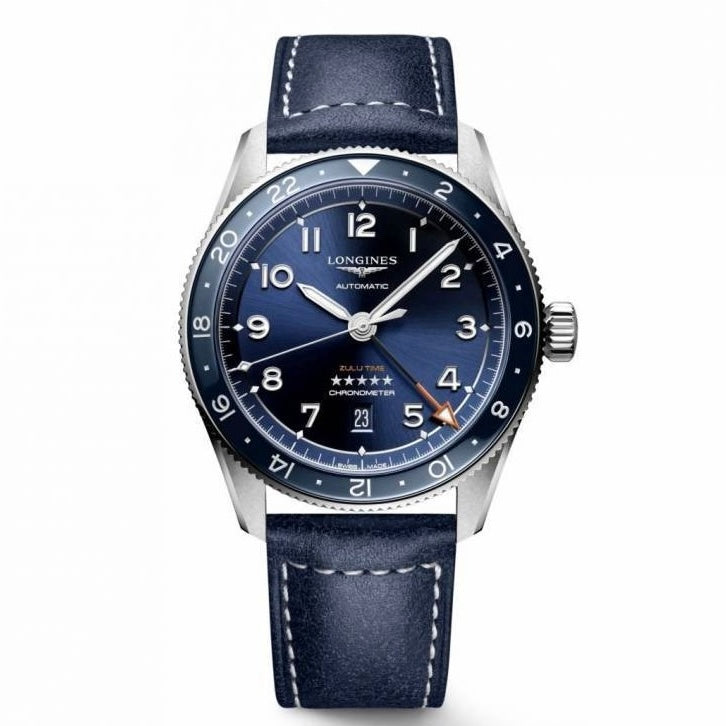 Orologio Longines Spirit Zulu time blu L38124932