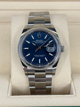 Carica l&#39;immagine nel visualizzatore di Gallery, Rolex Datejust 36 ref 126200 year 2023 full set like new
