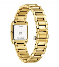 Carica l&#39;immagine nel visualizzatore di Gallery, Citizen Lady Square Eco Drive EW5602-81D
