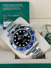 Carica l&#39;immagine nel visualizzatore di Gallery, Rolex GMT-Master II “Batman” 126710BLNR 2023 LIKE NEW FULL SET
