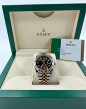 Carica l&#39;immagine nel visualizzatore di Gallery, Rolex Datejust Chocolate 41mm 126331 full set 2019
