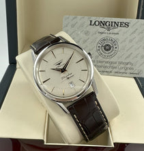 Carica l&#39;immagine nel visualizzatore di Gallery, Longines Conquest  Flagship  Heritage L4.795.4 FULL SET 2014
