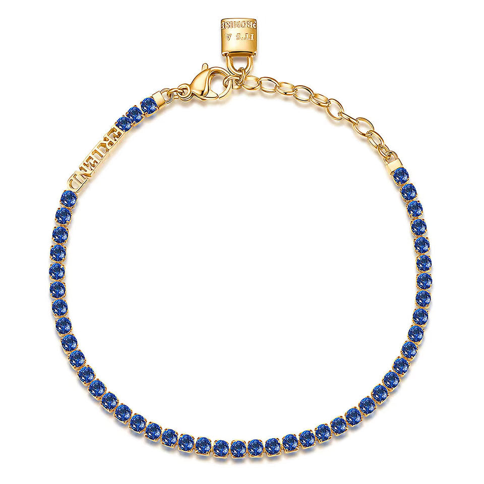 Bracciale donna BROSWAY tennis blu FRIEND
