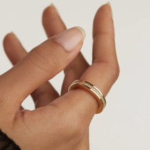 Carica l&#39;immagine nel visualizzatore di Gallery, Anello donna PDP veretta a giro dorata
