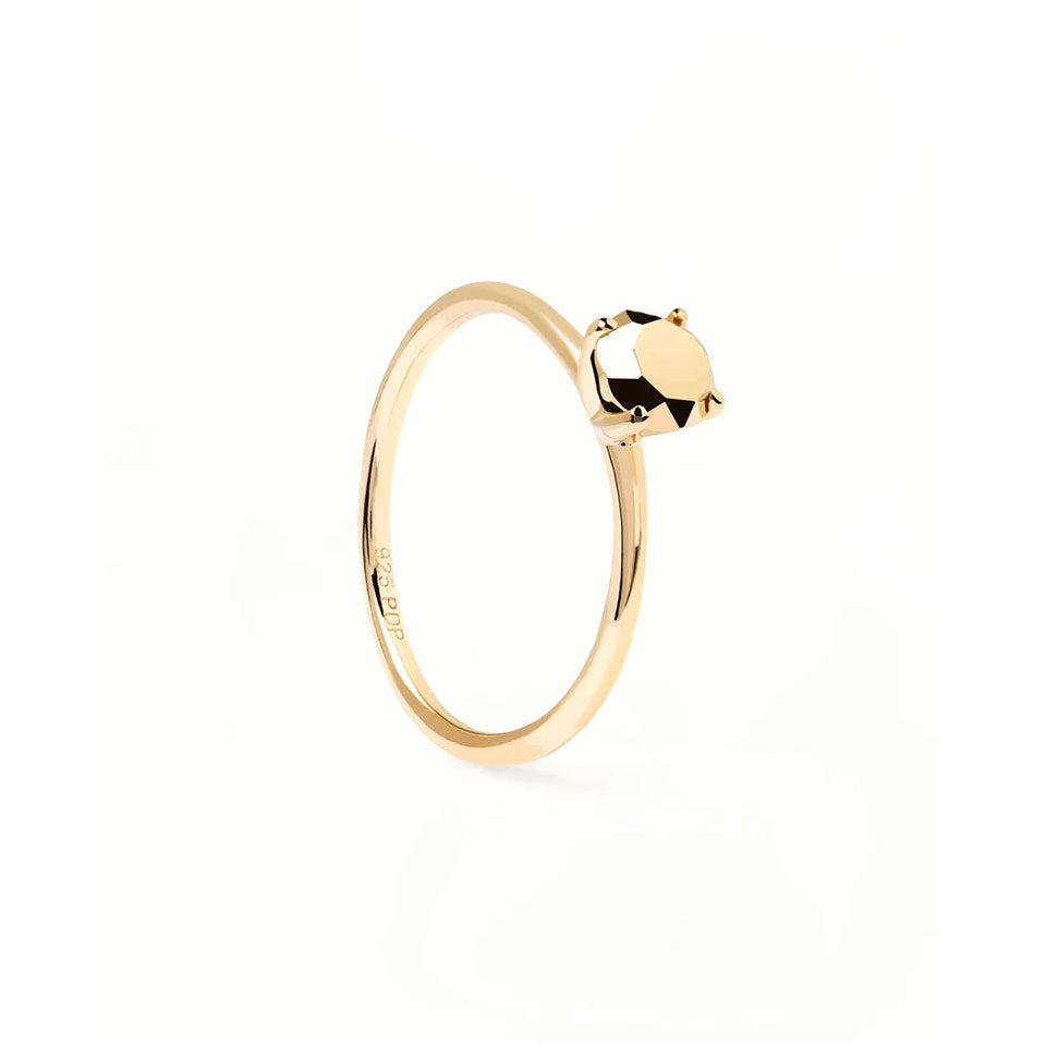 Anello donna PDPAOLA solitario dorato