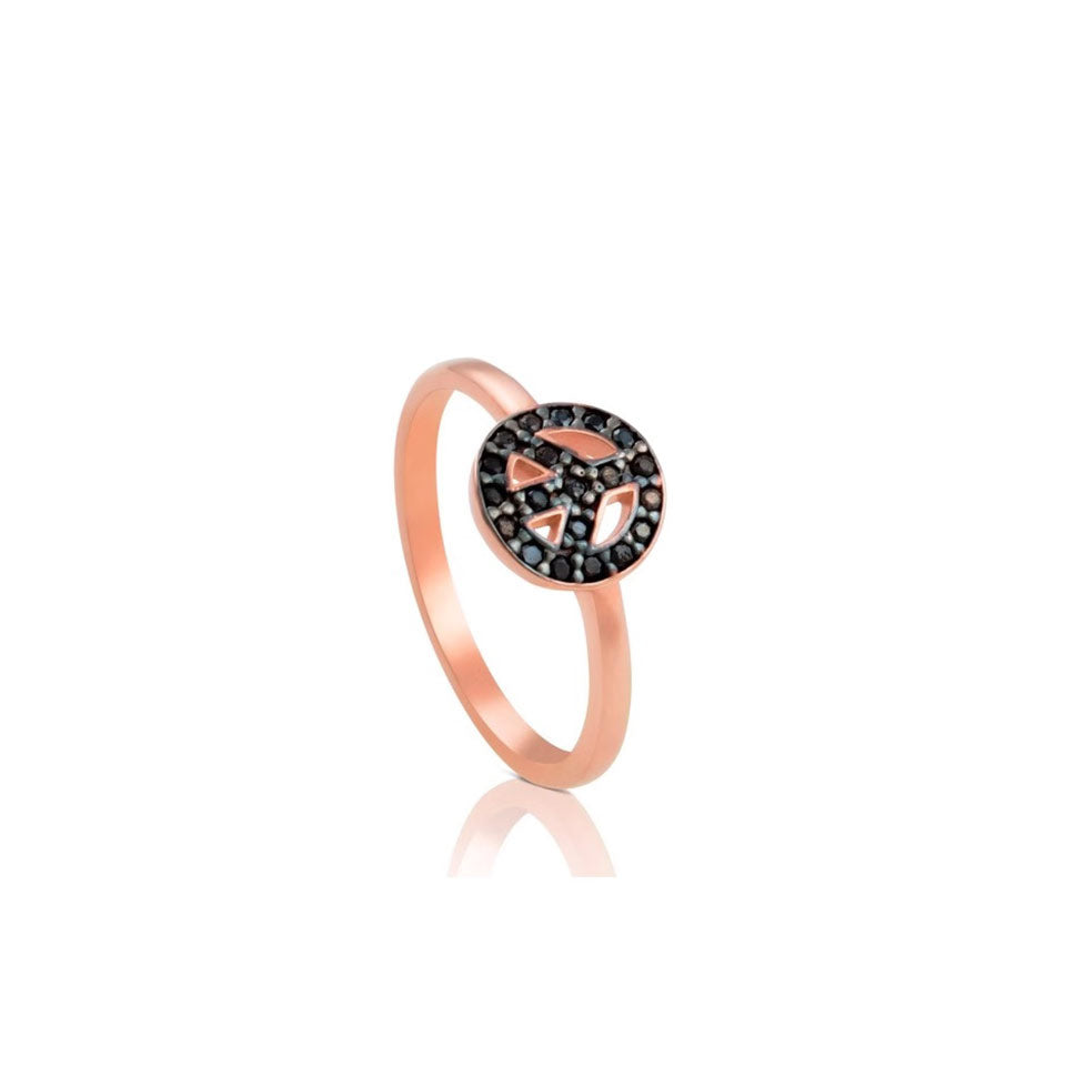 Anello donna TOUS simbolo della pace