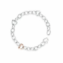 Carica l&#39;immagine nel visualizzatore di Gallery, Bracciale donna LE BEBÉ argento e oro rosa
