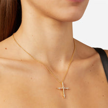Carica l&#39;immagine nel visualizzatore di Gallery, Collana donna CHIARA FERRAGNI croce dorata
