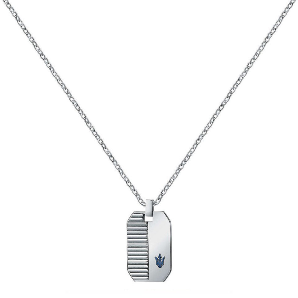 Collana uomo MASERATI con piastrina