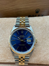Carica l&#39;immagine nel visualizzatore di Gallery, Rolex Datejust 16233 acciaio e oro giallo 18kt
