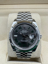 Carica l&#39;immagine nel visualizzatore di Gallery, Rolex Datejust &quot;Wimbledon&quot; 41mm 126334 LIKE NEW FULL SET 2022
