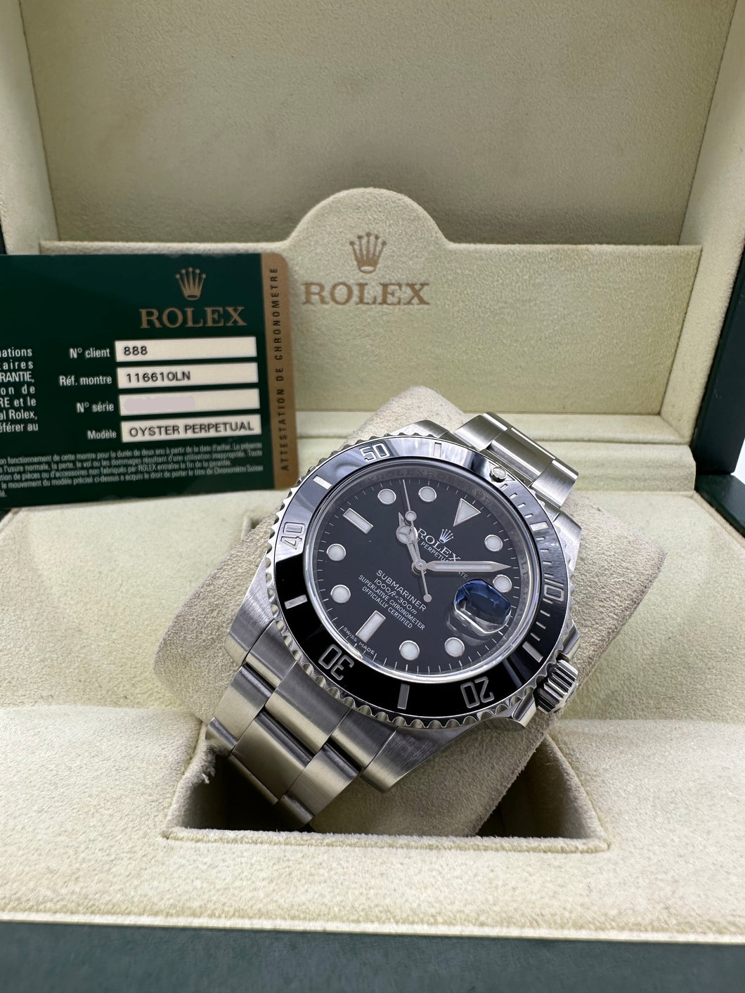 Rolex Submariner Date 40mm 116610LN FULL SET 2012