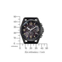 Carica l&#39;immagine nel visualizzatore di Gallery, Orologio uomo CITIZEN Radiocontrollato pelle nero
