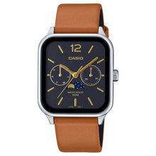Carica l&#39;immagine nel visualizzatore di Gallery, Orologio CASIO con fasi lunari in pelle
