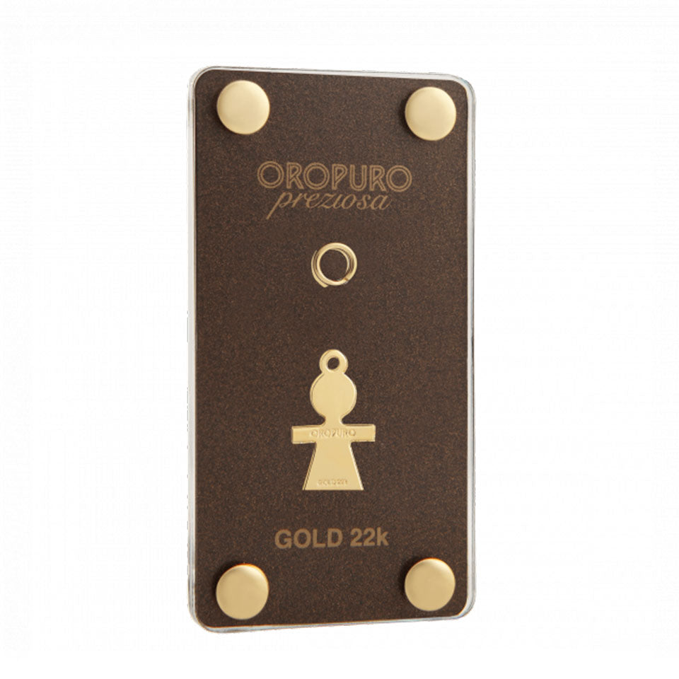 Ciondolo BIMBA in oro 22kt