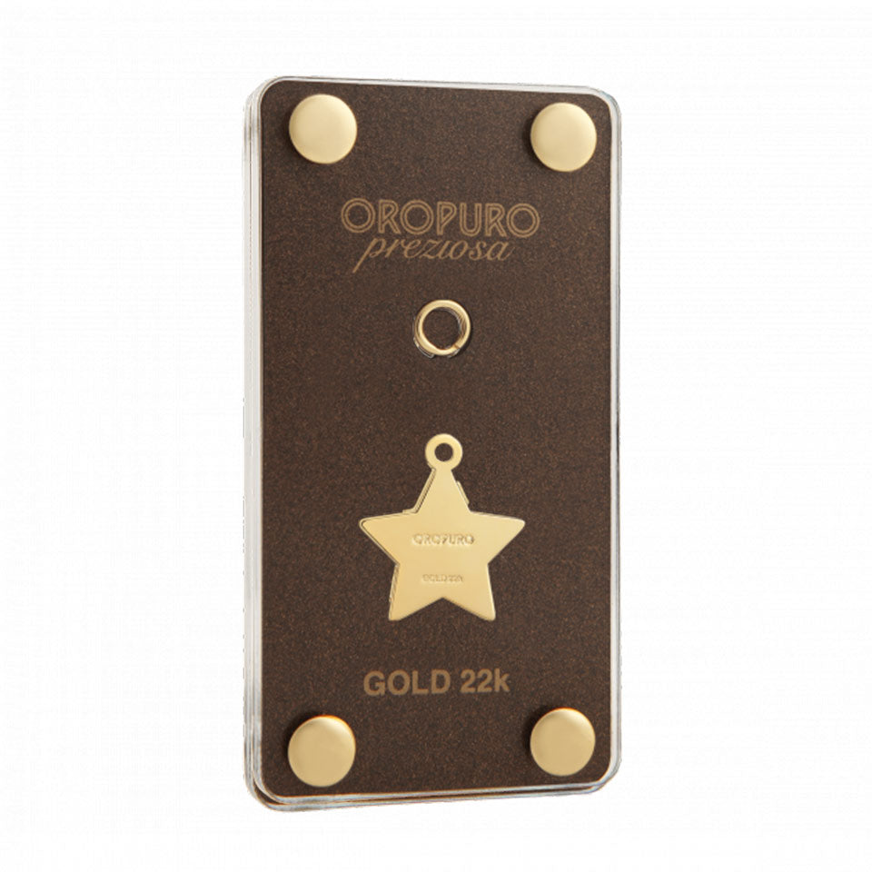 Ciondolo STELLA in oro 22kt