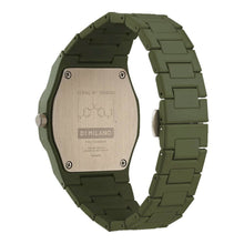 Carica l&#39;immagine nel visualizzatore di Gallery, Orologio uomo D1 MILANO Policarbonato verde D1-PCBJ22
