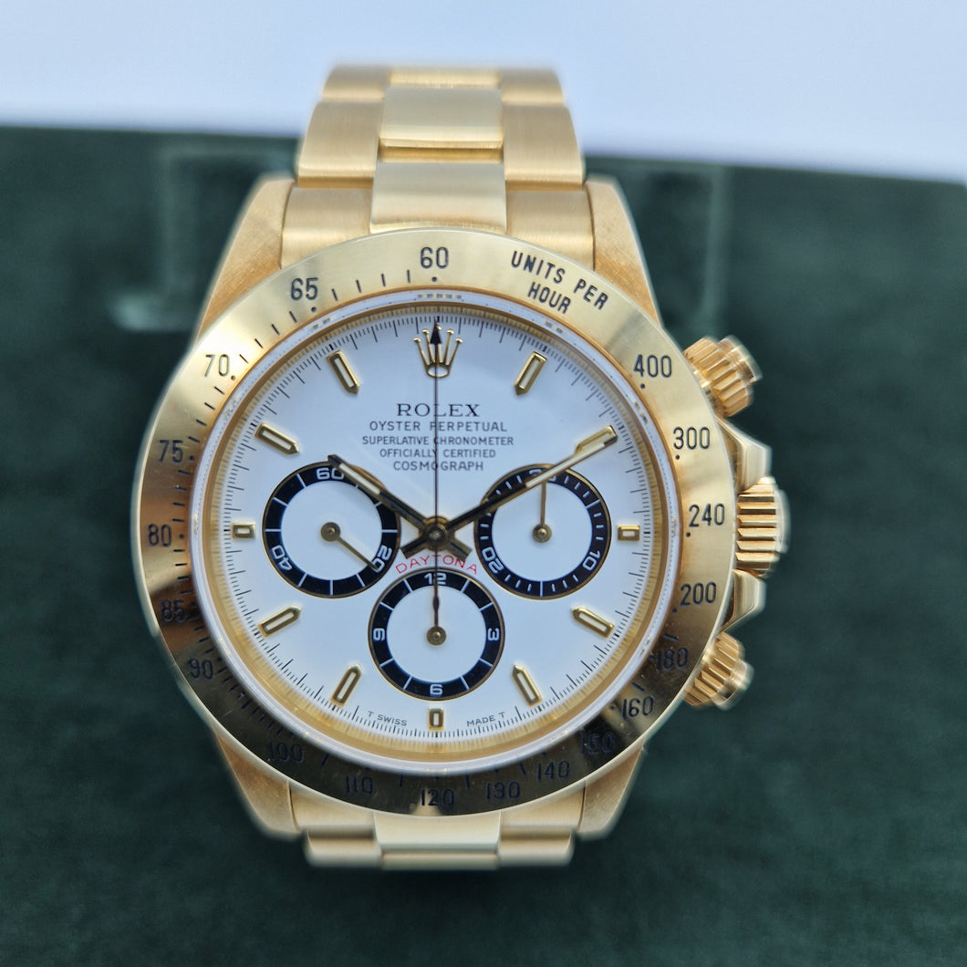 Rolex Daytona ref 16528 Zenith year 1994 FULL SET never polished