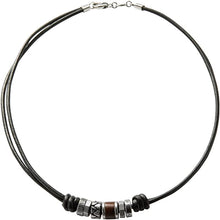Carica l&#39;immagine nel visualizzatore di Gallery, Collana Uomo FOSSIL Pelle
