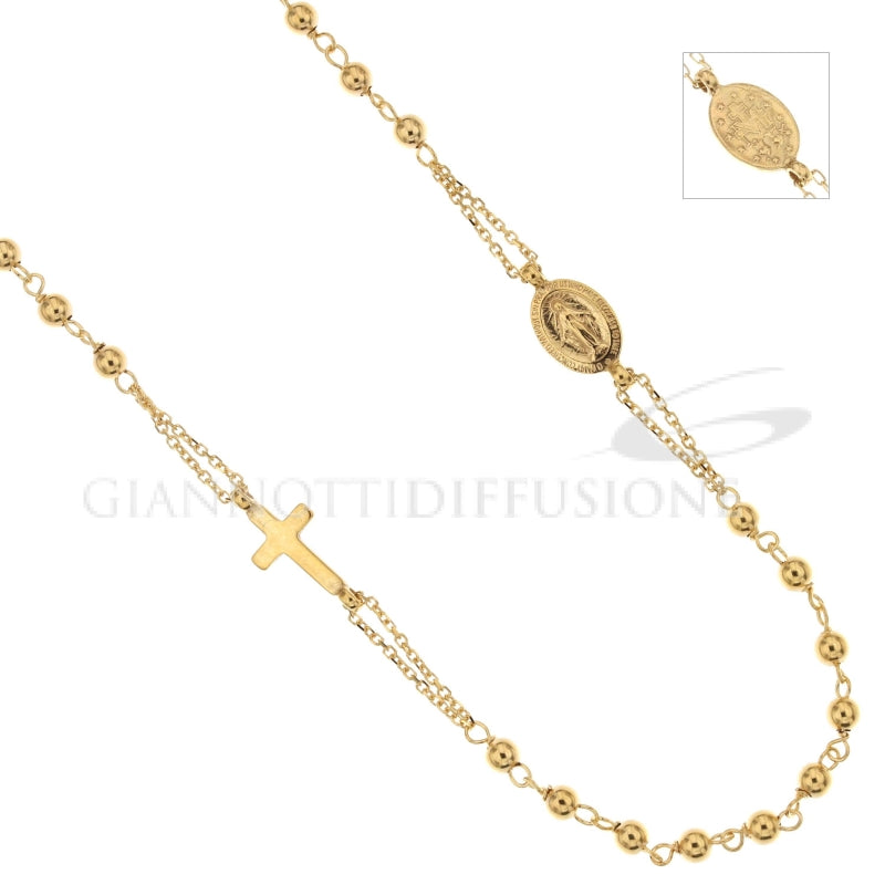 Girocollo Rosario oro giallo 18Kt