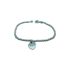 Carica l&#39;immagine nel visualizzatore di Gallery, Bracciale donna argento con cuore
