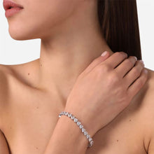 Carica l&#39;immagine nel visualizzatore di Gallery, Bracciale donna CHIARA FERRAGNI tennis cuori bianchi
