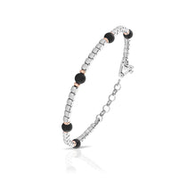 Carica l&#39;immagine nel visualizzatore di Gallery, Bracciale uomo ARKANO in argento con pepite

