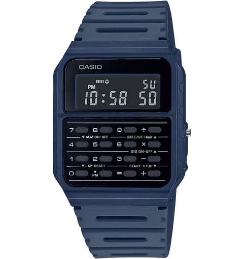 Orologio CASIO Vintage Calcolatrice resina Blu CA-53WF-1BEF