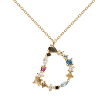 Carica l&#39;immagine nel visualizzatore di Gallery, Collana PDPAOLA con iniziale dorata
