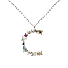 Carica l&#39;immagine nel visualizzatore di Gallery, Collana donna PDPAOLA con iniziale argentata
