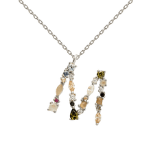 Carica l&#39;immagine nel visualizzatore di Gallery, Collana donna PDPAOLA con iniziale argentata
