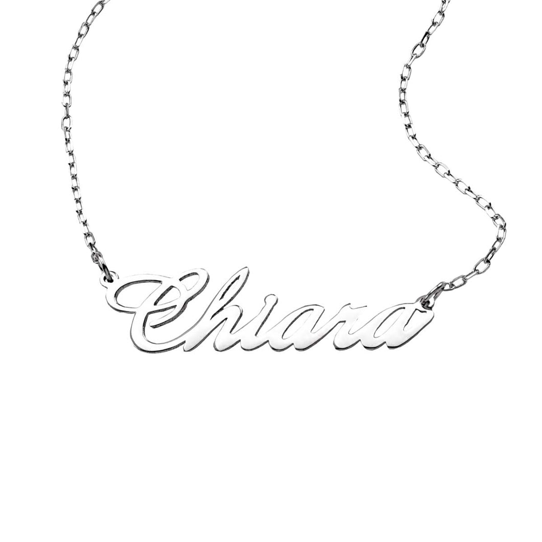Collana nome oro shop
