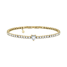 Carica l&#39;immagine nel visualizzatore di Gallery, Bracciale donna CHIARA FERRAGNI tennis dorato
