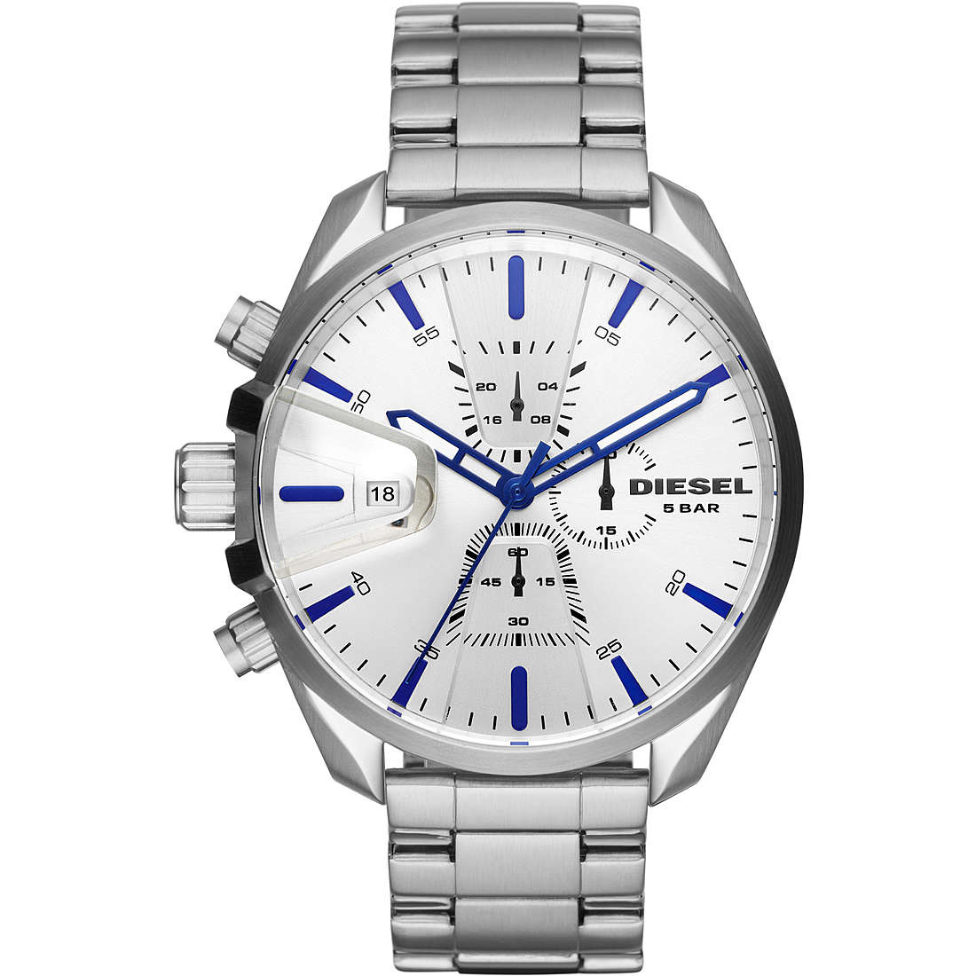 Diesel Mr Daddy 2.0 cronografo quadrante grigio cinturino in caucciù rosso orologio da uomo Diesel Mr Daddy 2.0 cronografo quadrante grigio cinturino in caucciù rosso orologio da uomo