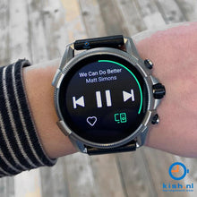 Carica l&#39;immagine nel visualizzatore di Gallery, Orologio Uomo Smartwatch Diesel Pelle Nero
