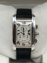 Carica l&#39;immagine nel visualizzatore di Gallery, Cartier Tank Américaine Chronograph 2312 18k White Gold
