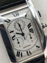 Carica l&#39;immagine nel visualizzatore di Gallery, Cartier Tank Américaine Chronograph 2312 18k White Gold
