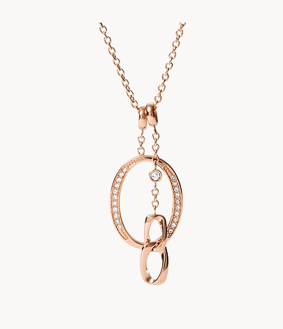 Collana donna FOSSIL rose gold